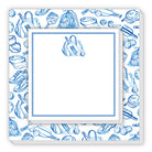 Handpainted Blue Pickleball Toile Notepad Duo -The Pickleball Store at Auburn