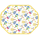 Handpainted Pickleball Paddles and Balls Posh Die-Cut Placemats -The Pickleball Store at Auburn