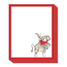 Handpainted Elephant with Red Bandana Stack Pad -The Pickleball Store at Auburn