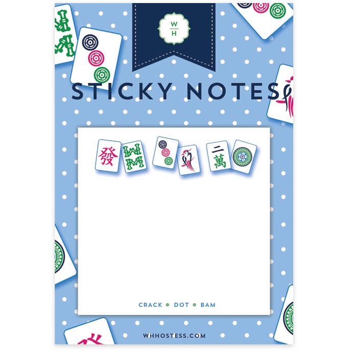 Sticky Notes - Mahjong Design -The Pickleball Store at Auburn