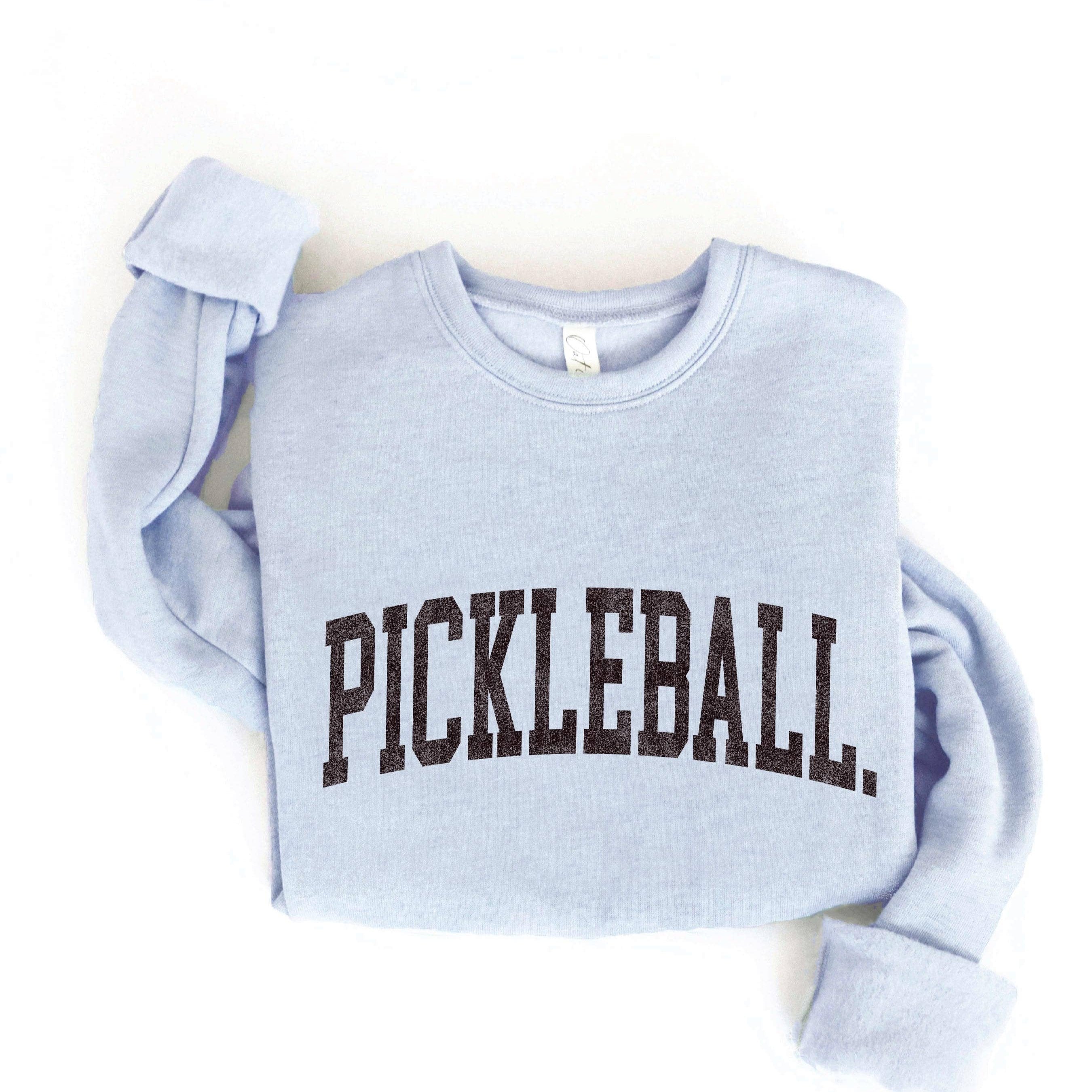 Light Blue Pickleball Graphic Sweatshirt -The Pickleball Store at Auburn