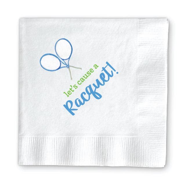Tennis Cocktail Napkins -The Pickleball Store at Auburn