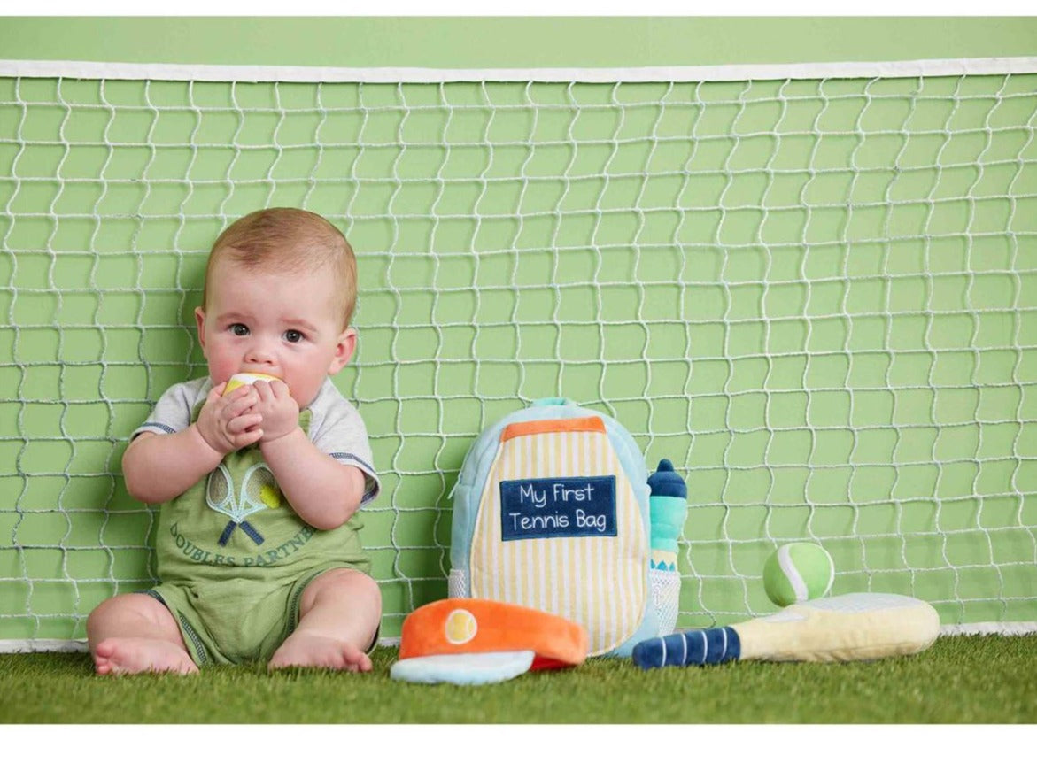 Mud Pie My First Tennis Bag Plush Set -The Pickleball Store at Auburn