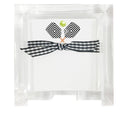Small Black Pickleball Paddle Notepad with Acrylic Base -The Pickleball Store at Auburn