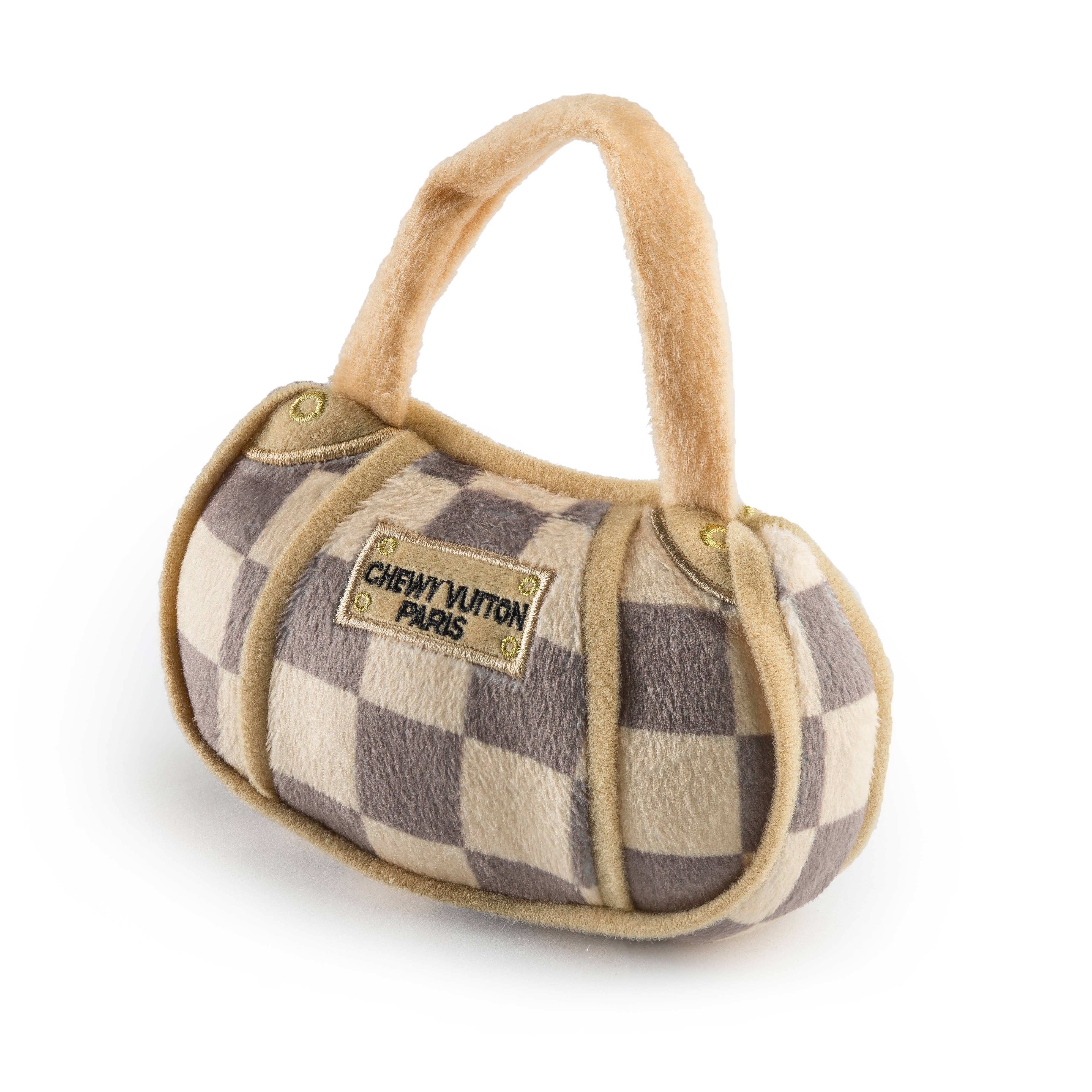 Chewy Vuiton Handbag Squeaker Dog Toy -The Pickleball Store at Auburn