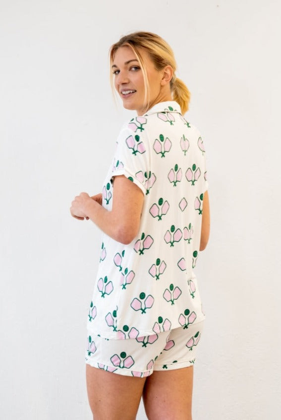 Pickleball Pajama Short Set -The Pickleball Store at Auburn