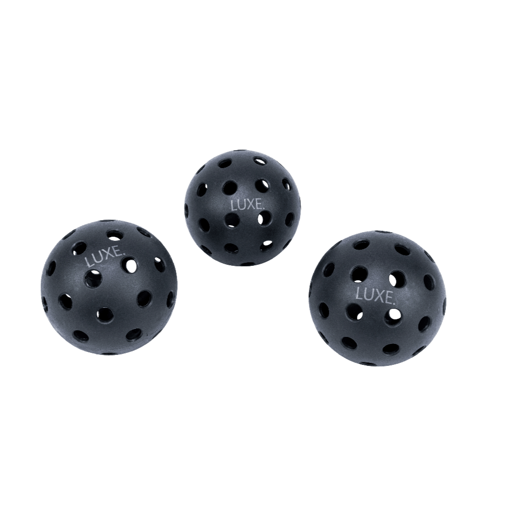 Black Pickleballs - Pack of 3 -The Pickleball Store at Auburn