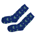 Men's Tennis Dress Socks - Night Match Blue -The Pickleball Store at Auburn