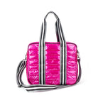 Puffer Pickleball Bag Pink with Black Stripe -The Pickleball Store at Auburn