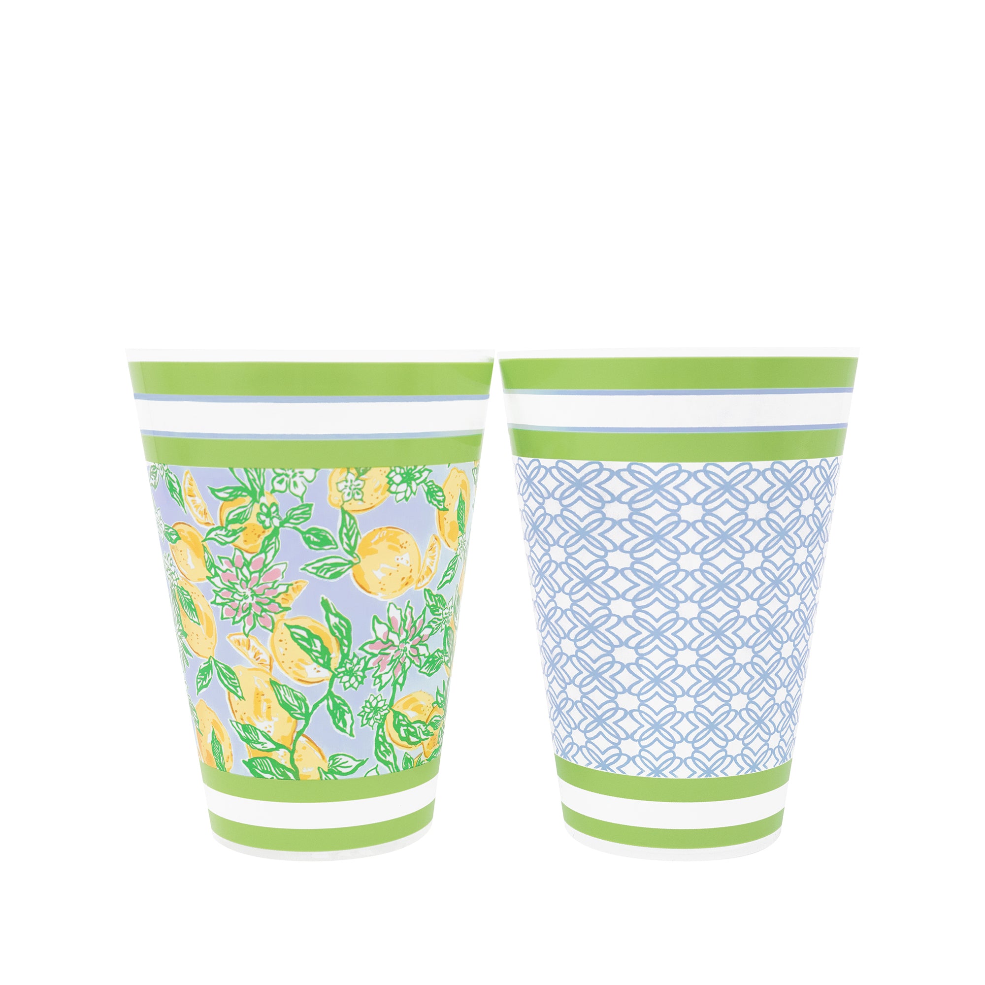 Lilly Pulitzer Make Lemonade Reusable Plastic Cups -The Pickleball Store at Auburn