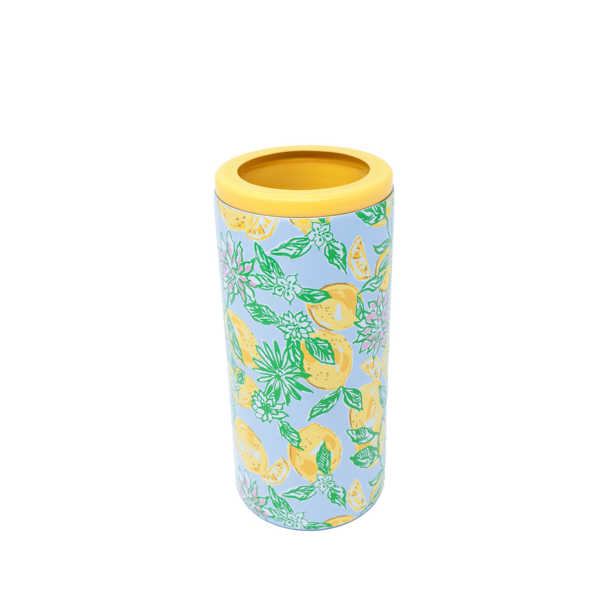 Lilly Pulitzer Make Lemonade Skinny Can Holder -The Pickleball Store at Auburn