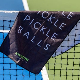 Pickleball Sports Towel Black -The Pickleball Store at Auburn