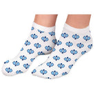 Blue Pickleball Paddles Low Cut Socks -The Pickleball Store at Auburn