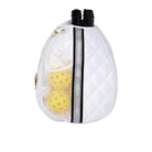 Jillian Puffer Pickleball Bag Sling Courtly White -The Pickleball Store at Auburn