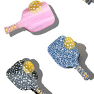 Handpainted Pickleball Paddle Claw Hair Clip Black Speckle -The Pickleball Store at Auburn