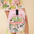 Spartina Palm Paradise Pastel Pink Pickleball Backpack -The Pickleball Store at Auburn