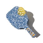 Handpainted Pickleball Paddle Claw Hair Clip Blue Speckle -The Pickleball Store at Auburn