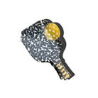 Handpainted Pickleball Paddle Claw Hair Clip Black Speckle -The Pickleball Store at Auburn
