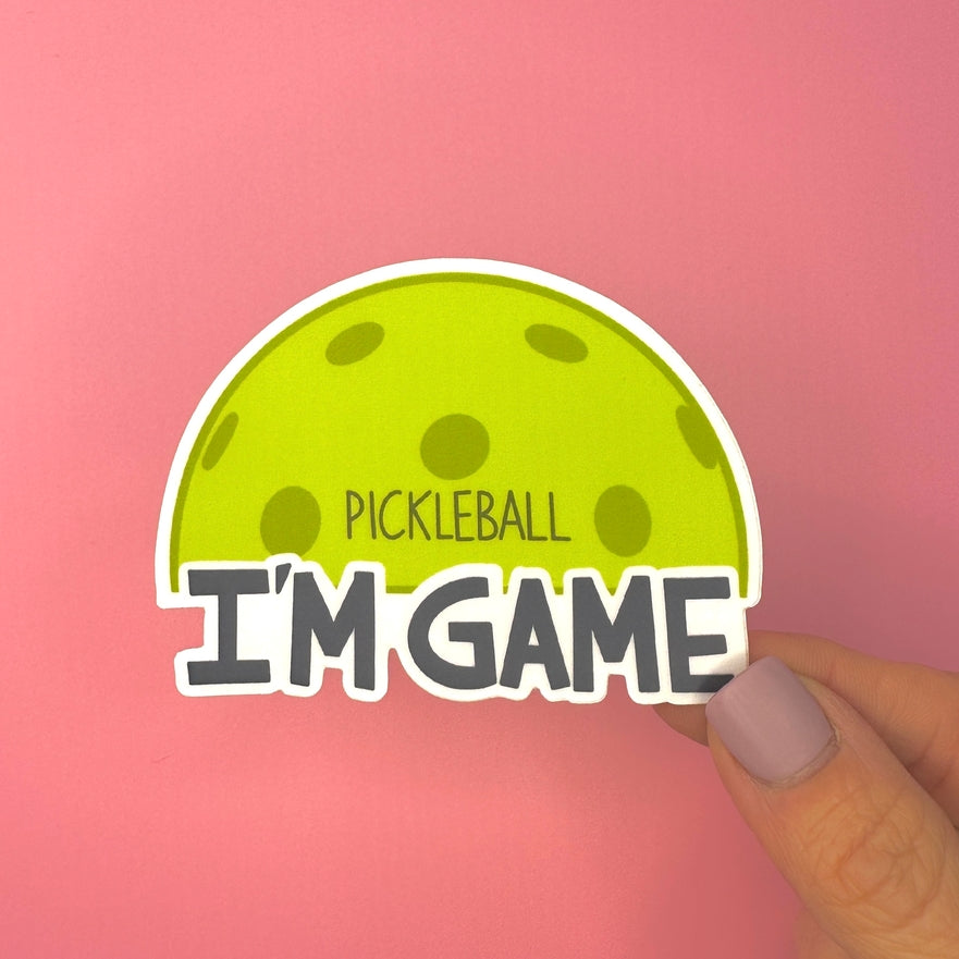 Pickleball Vinyl Stickers -The Pickleball Store at Auburn