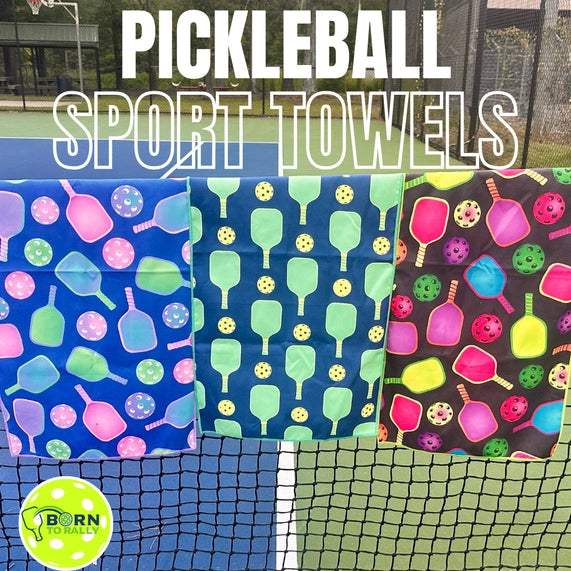 Double-Sided Microfiber Pickleball Towels -The Pickleball Store at Auburn