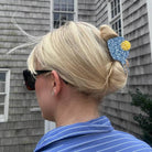 Hand-painted Pickleball Paddle Claw Hair Clip Pink -The Pickleball Store at Auburn