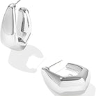 Kaia Small Hoop Silver Earrings -The Pickleball Store at Auburn