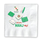 Get Your Mahj On Napkins -The Pickleball Store at Auburn