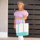 Pickleball Paddles Everyday Tote - Mint -The Pickleball Store at Auburn