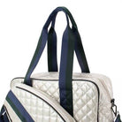 Puffer Pickleball Bag Diamond Pearl with Blue Stripe -The Pickleball Store at Auburn