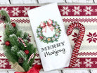 Merry Mahjong Christmas Towel -The Pickleball Store at Auburn