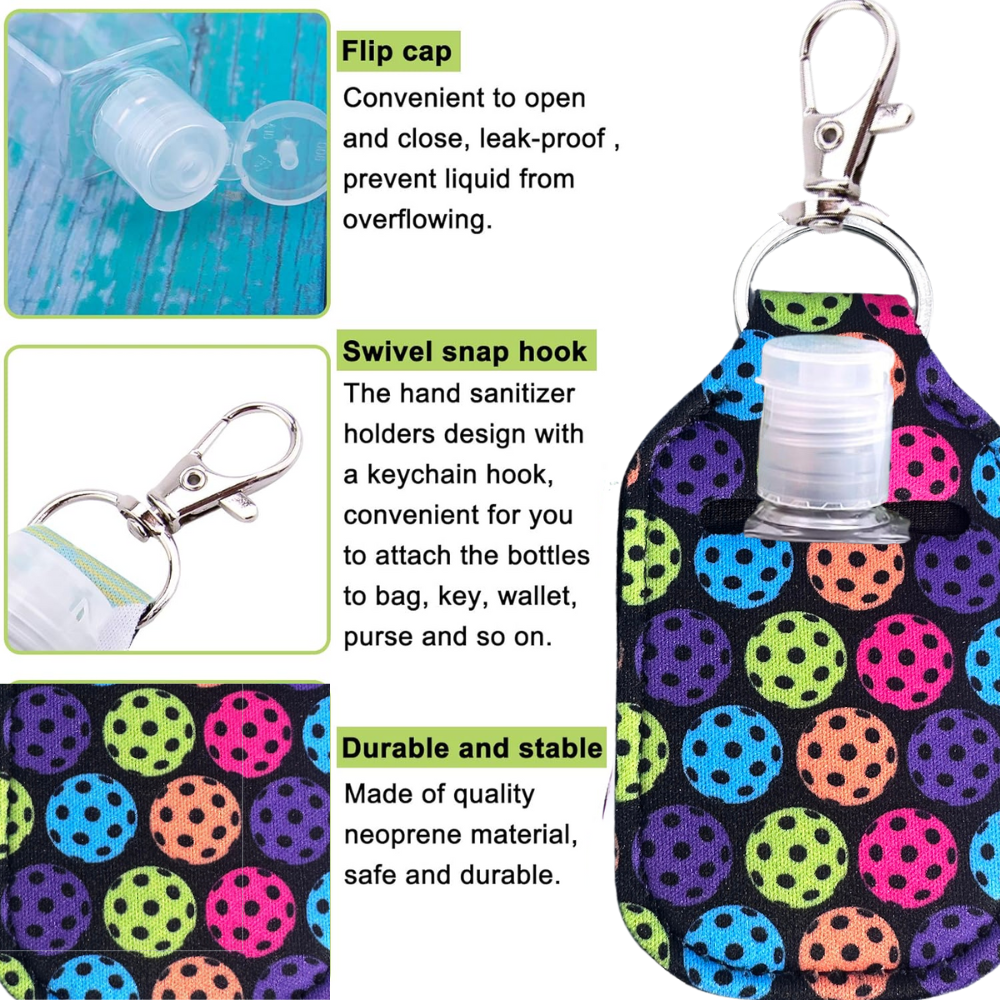 Pickleball Hand Sanitizer Keychain -The Pickleball Store at Auburn