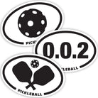Oval Pickleball Decals -The Pickleball Store at Auburn