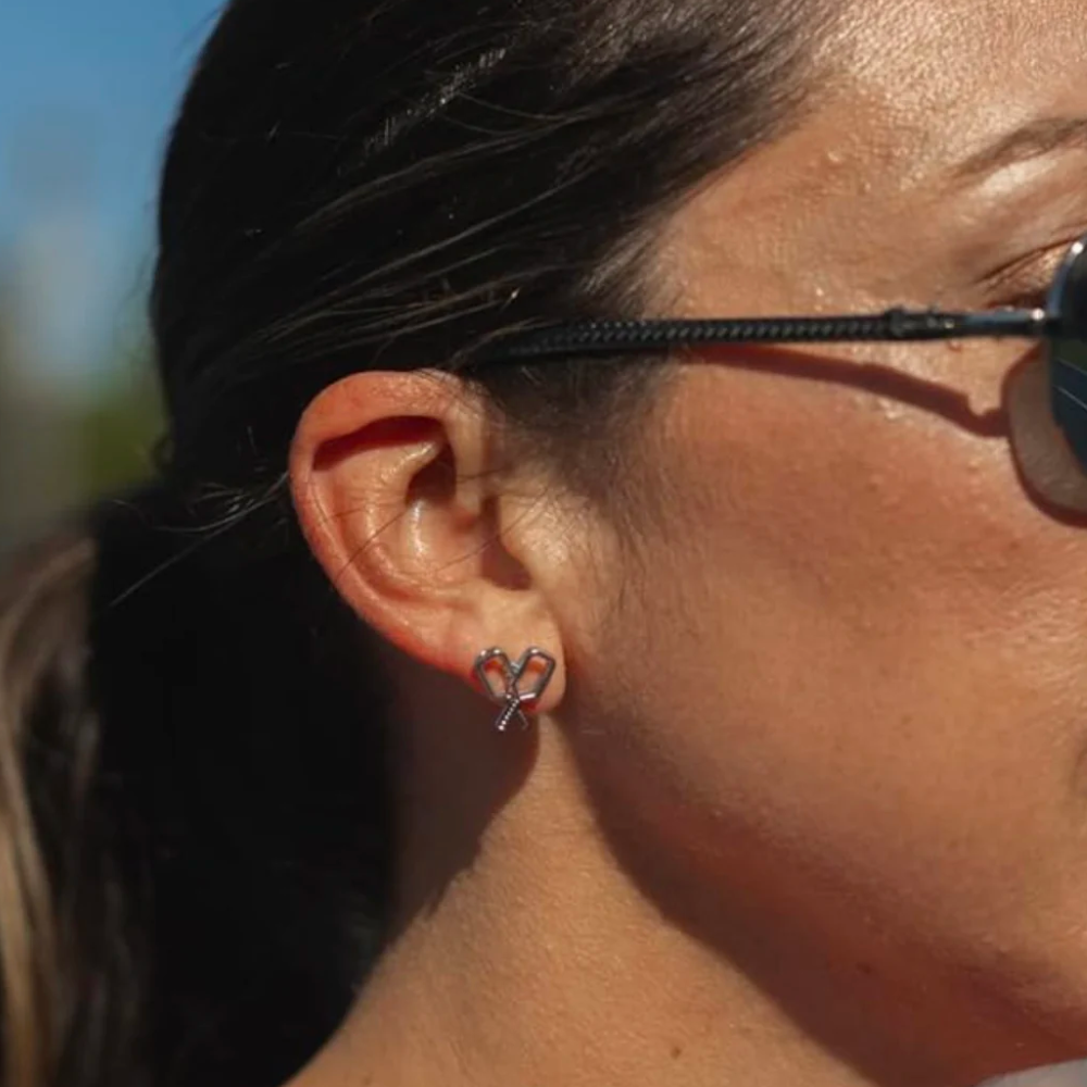 Pickleball Paddles Stud Earrings -The Pickleball Store at Auburn