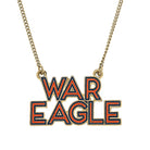 Auburn Tigers "War Eagle" Enamel Necklace -The Pickleball Store at Auburn