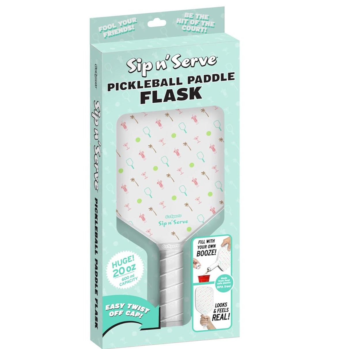Pickleball Paddle Flask -The Pickleball Store at Auburn