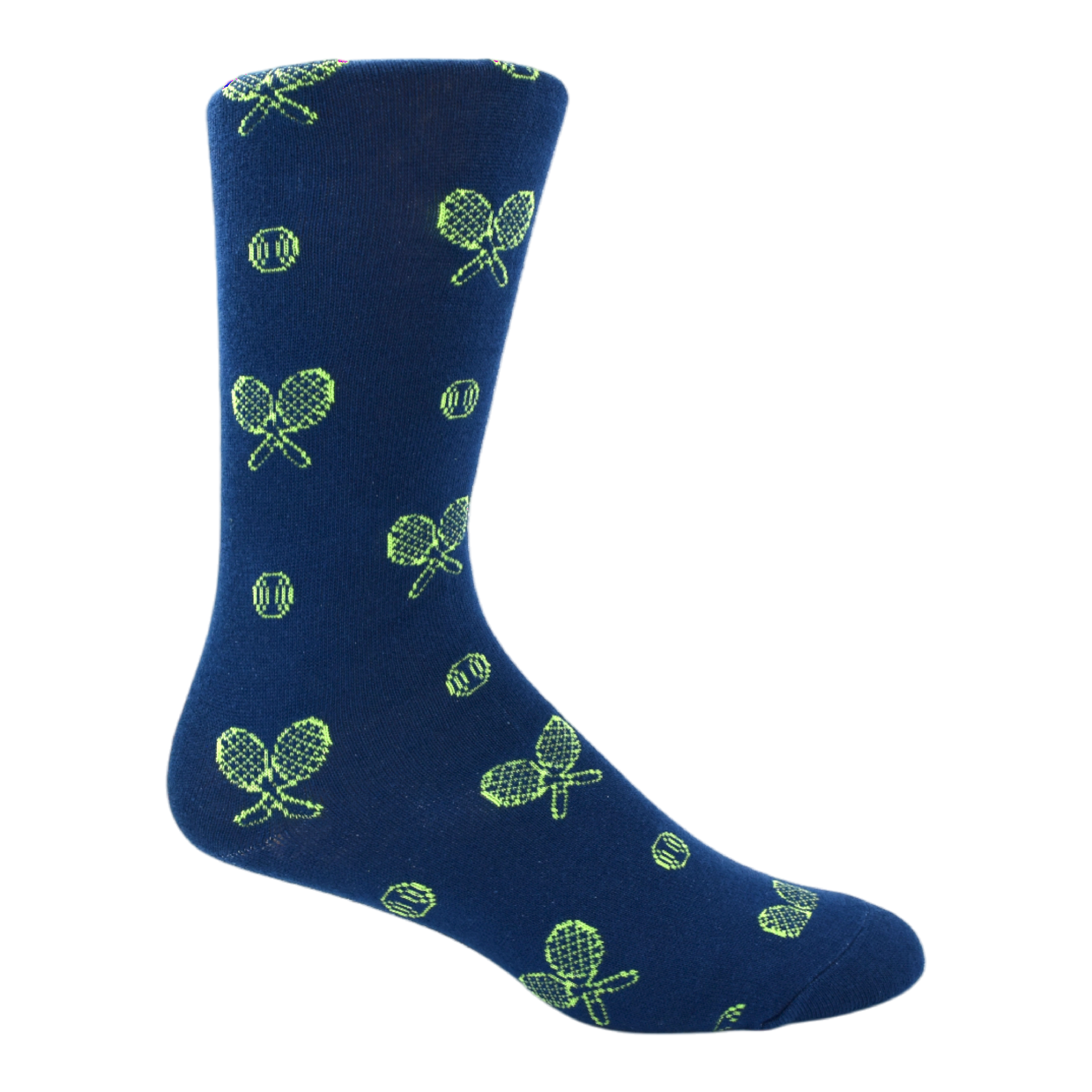 Men's Tennis Dress Socks - Night Match Blue -The Pickleball Store at Auburn