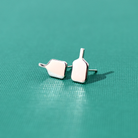 Pickleball Paddle Earrings - Silver -The Pickleball Store at Auburn
