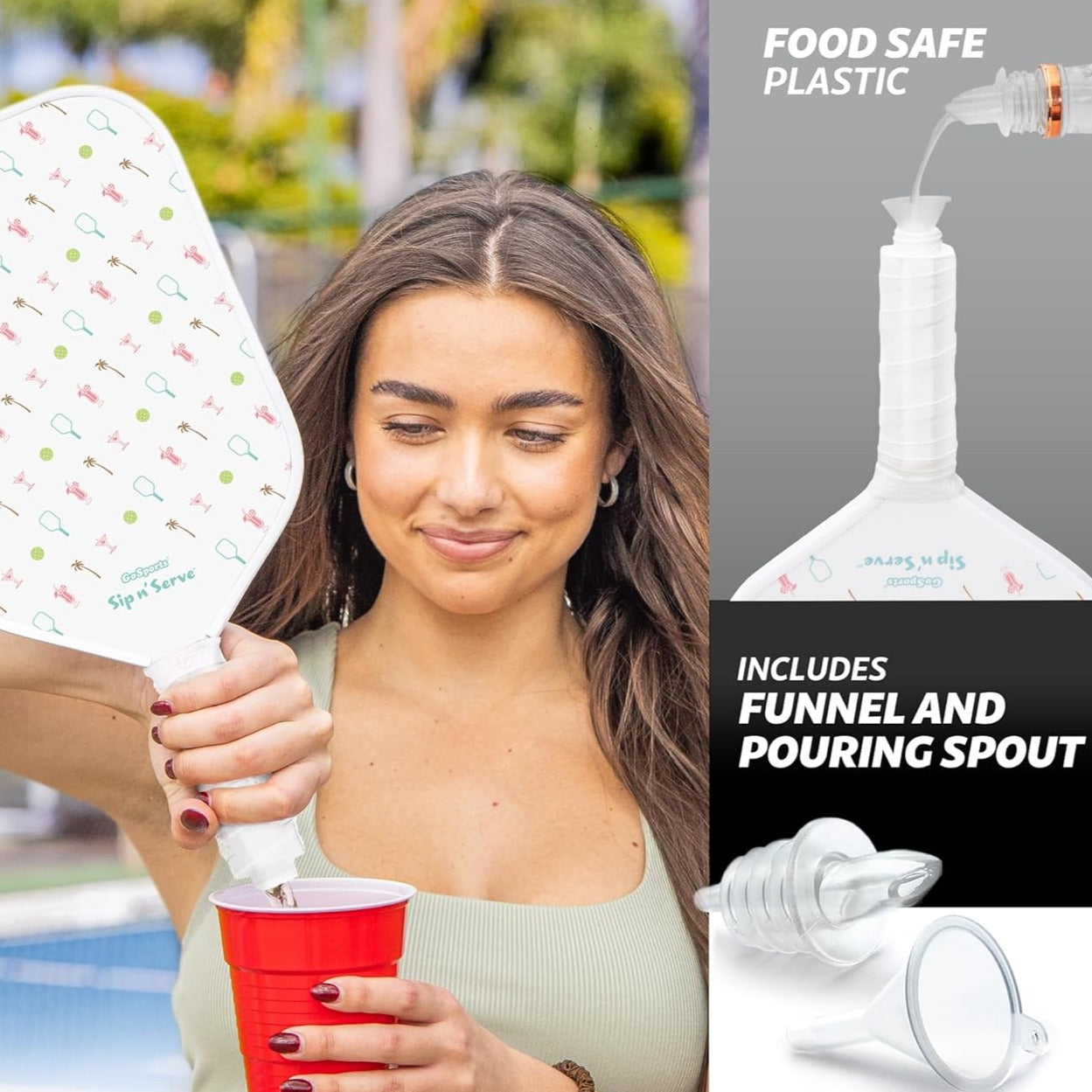 Pickleball Paddle Flask -The Pickleball Store at Auburn