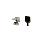 Pickleball Paddle Earrings - Silver -The Pickleball Store at Auburn