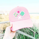 Pickleball Paddles Light Pink Trucker Hat -The Pickleball Store at Auburn
