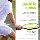 Island Vibes Eclipse Paddle -The Pickleball Store at Auburn