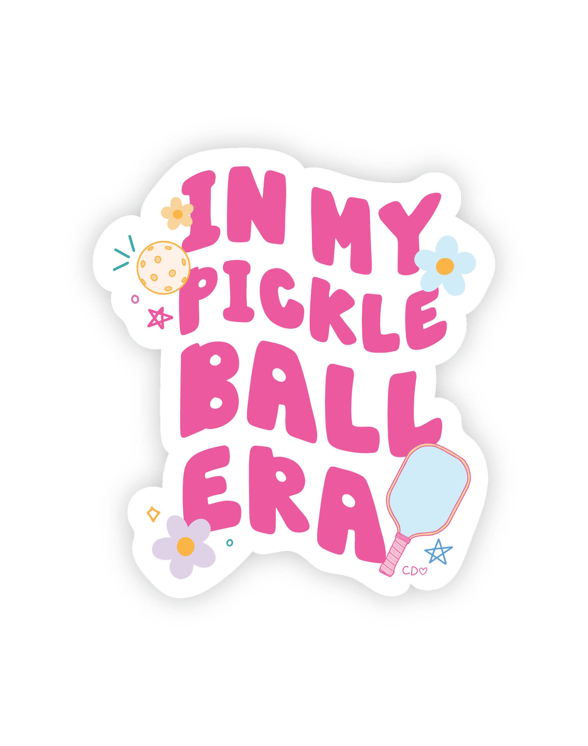 In My Pickleball Era Decal Sticker -The Pickleball Store at Auburn