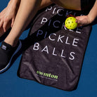 Pickleball Sports Towel Black -The Pickleball Store at Auburn