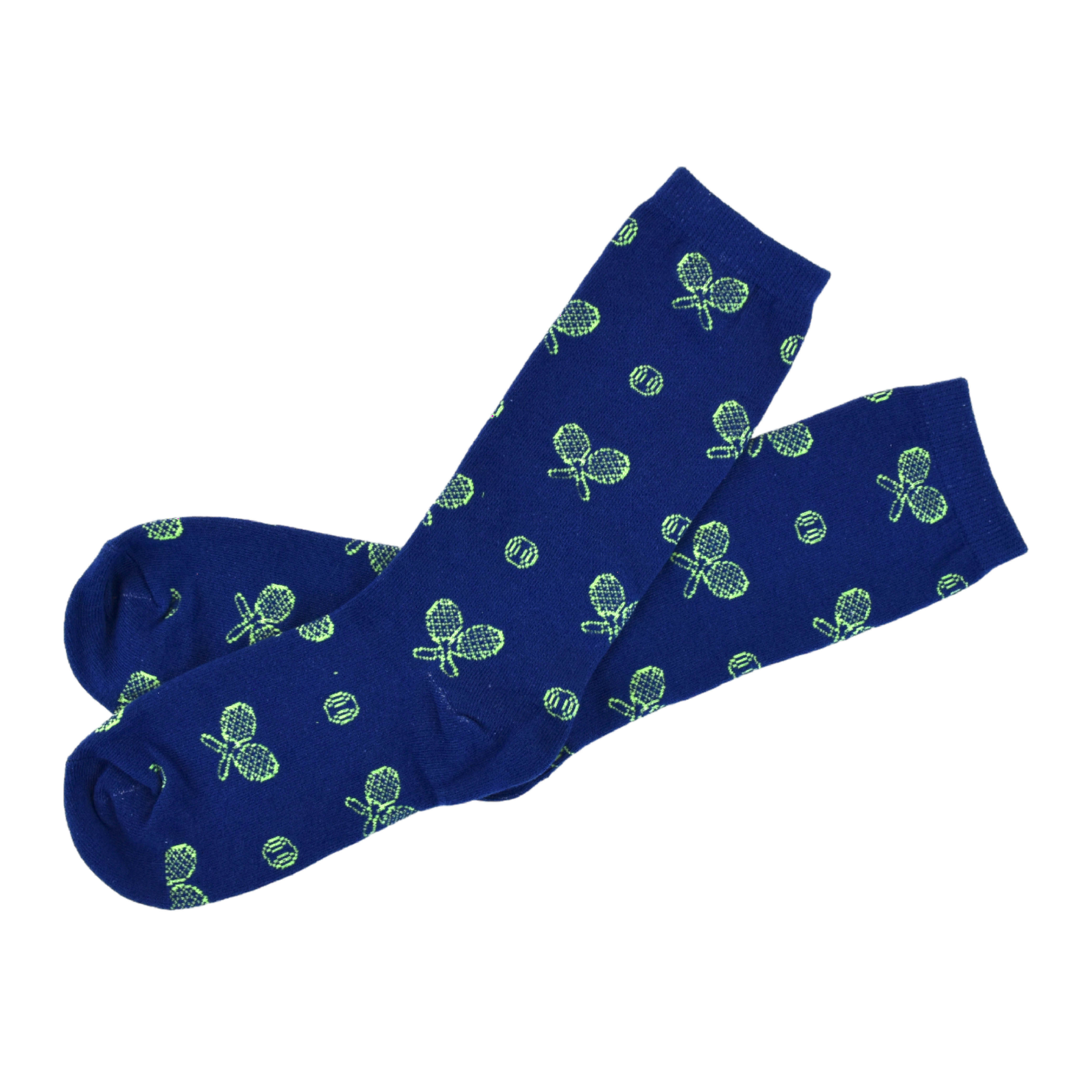Men's Tennis Dress Socks - Night Match Blue -The Pickleball Store at Auburn