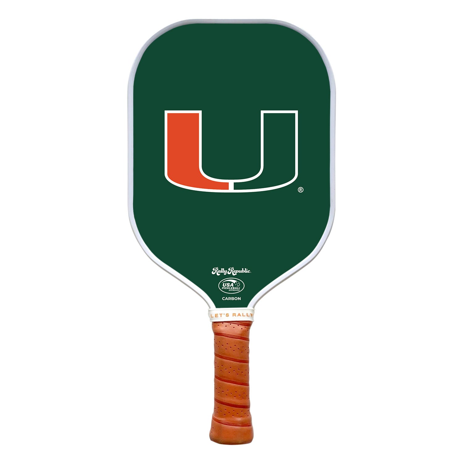 Miami Hurricanes Miami Green Primary Mark -The Pickleball Store at Auburn