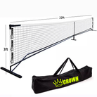 Full-Size Pickleball Net (White/Black) -The Pickleball Store at Auburn