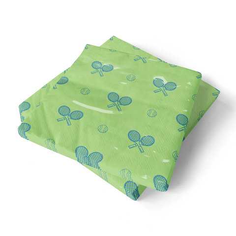 Tennis Cocktail Napkins -The Pickleball Store at Auburn