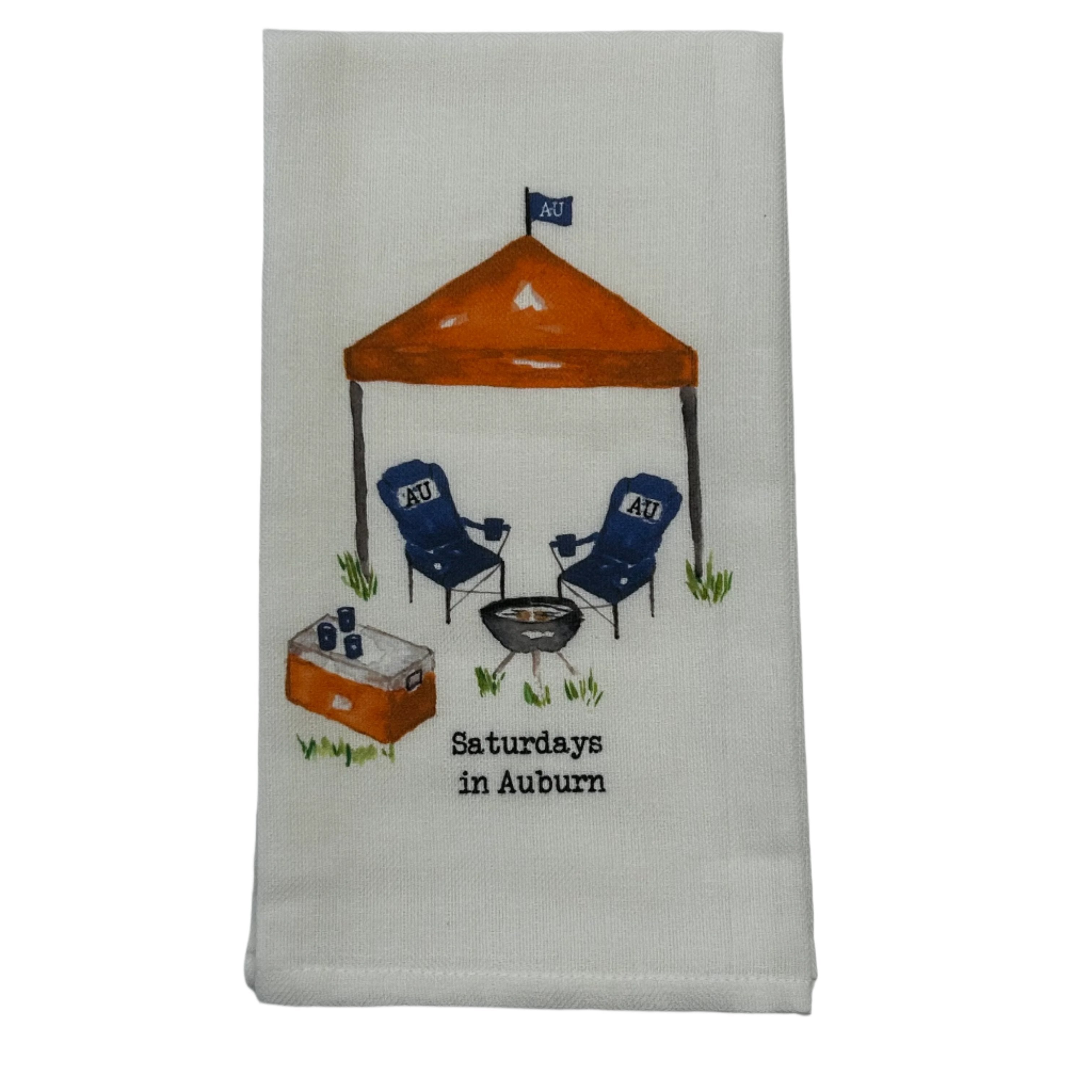 Saturdays In Auburn Dishtowel -The Pickleball Store at Auburn