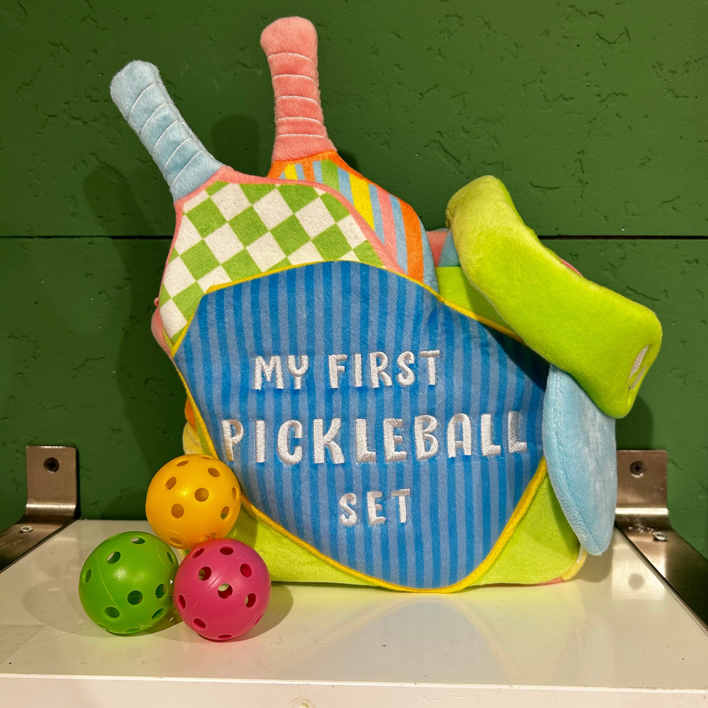 Mud Pie My First Pickleball Bag Plush Set -The Pickleball Store at Auburn