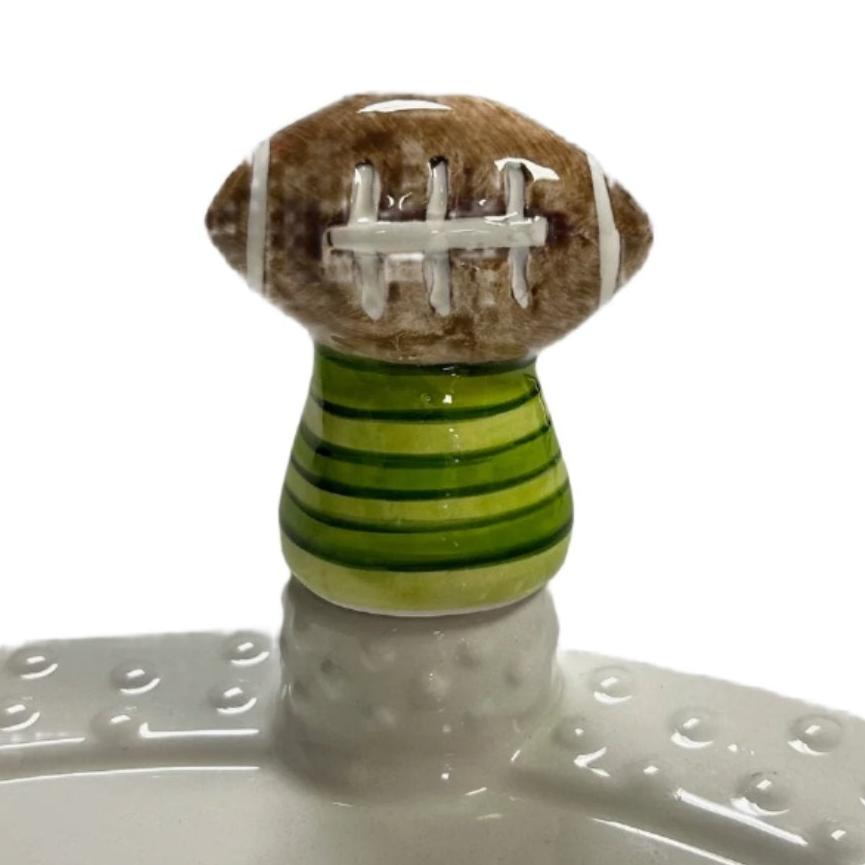 Football Dish Topper -The Pickleball Store at Auburn